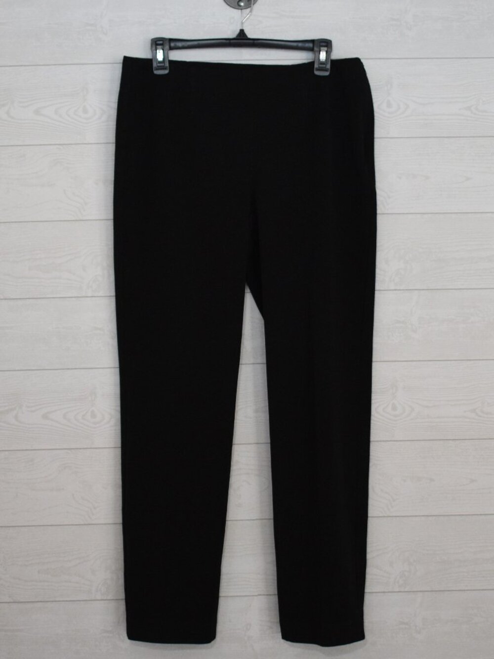 Talbots Bi-Stretch Straight-Leg Black Dress Pants Size 10